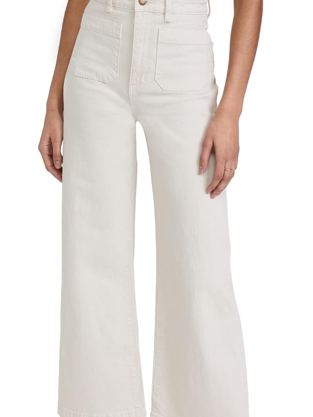 Rollas white sailor jeans